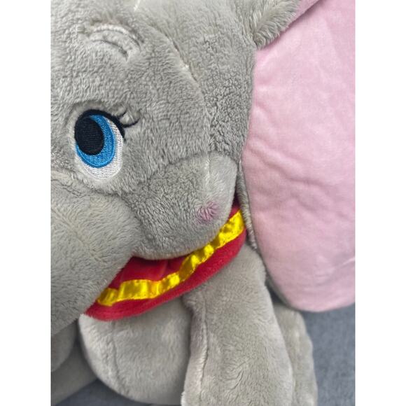 Disney Store Dumbo Blue‎ Soft Plush 12” Elephant Big Giant Ears Cuddle Huggable - Picture 4 of 10